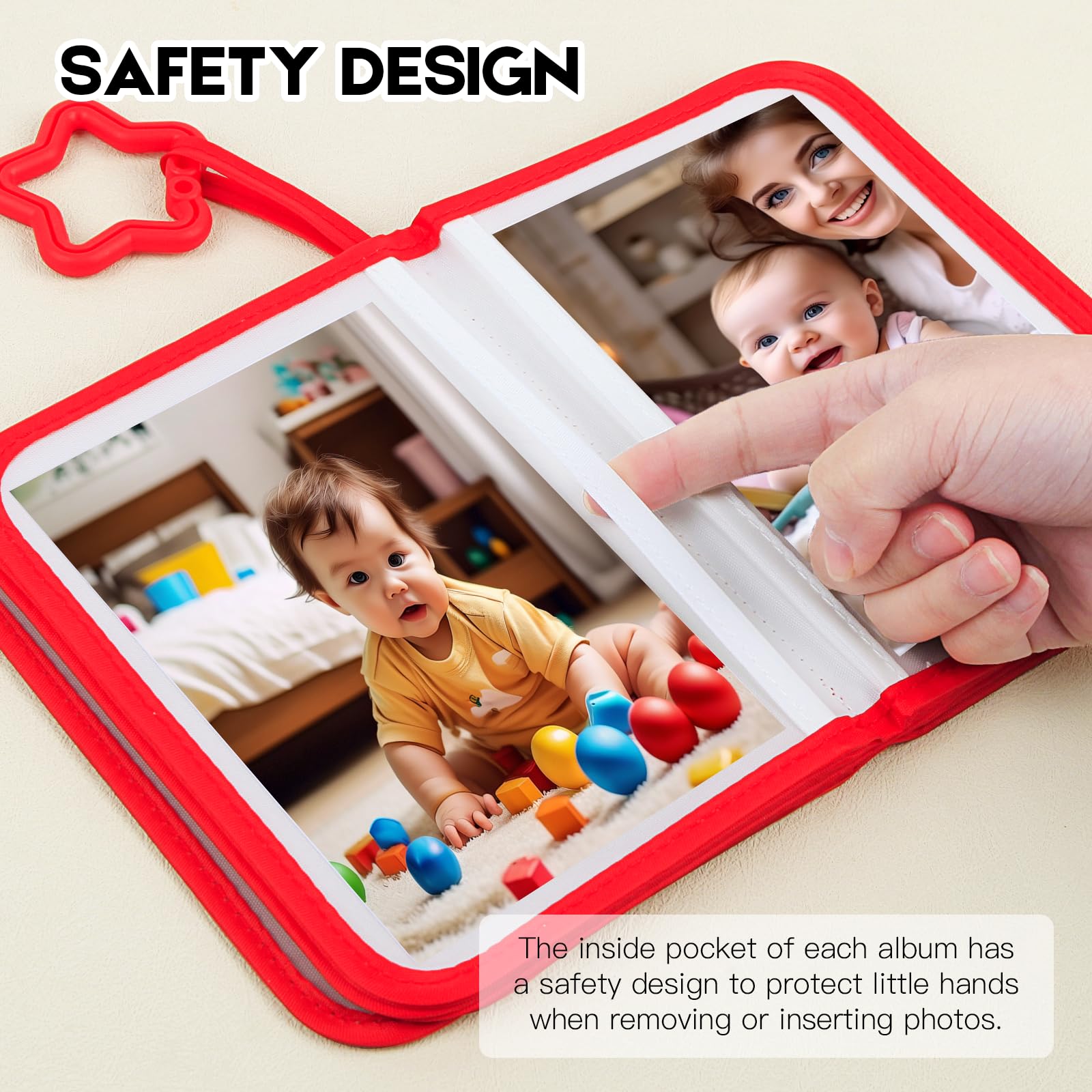 Xfveiwoo name-tag stickers help label photos for easy recall and early literacy.