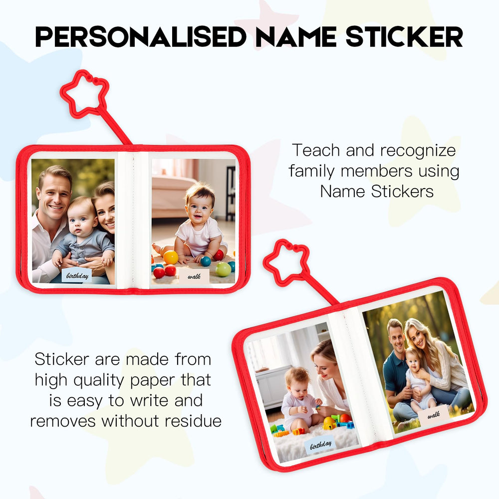 Xfveiwoo photo pockets keep 4x6 pictures tidy and accessible.