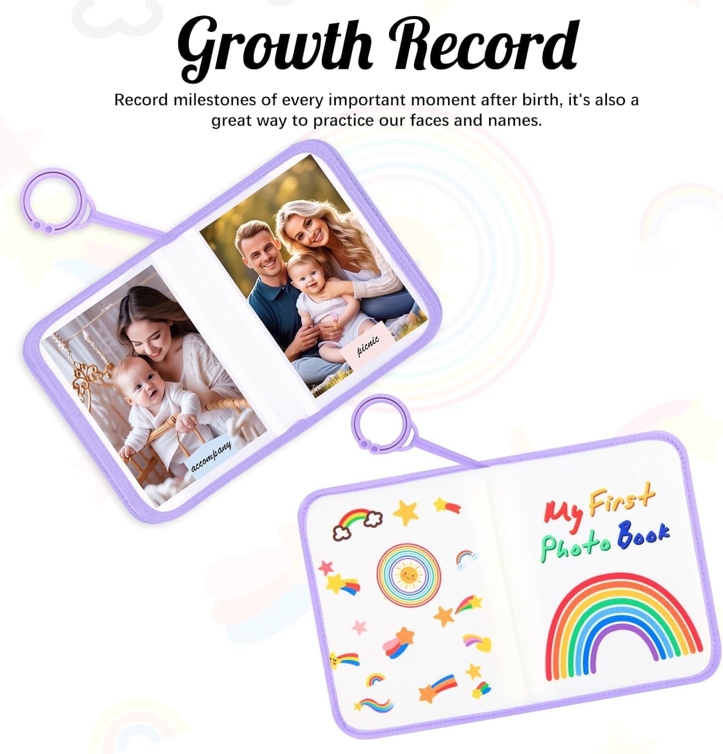 Xfveiwoo safe fabric material emphasizes non-toxic, odorless construction for baby use.