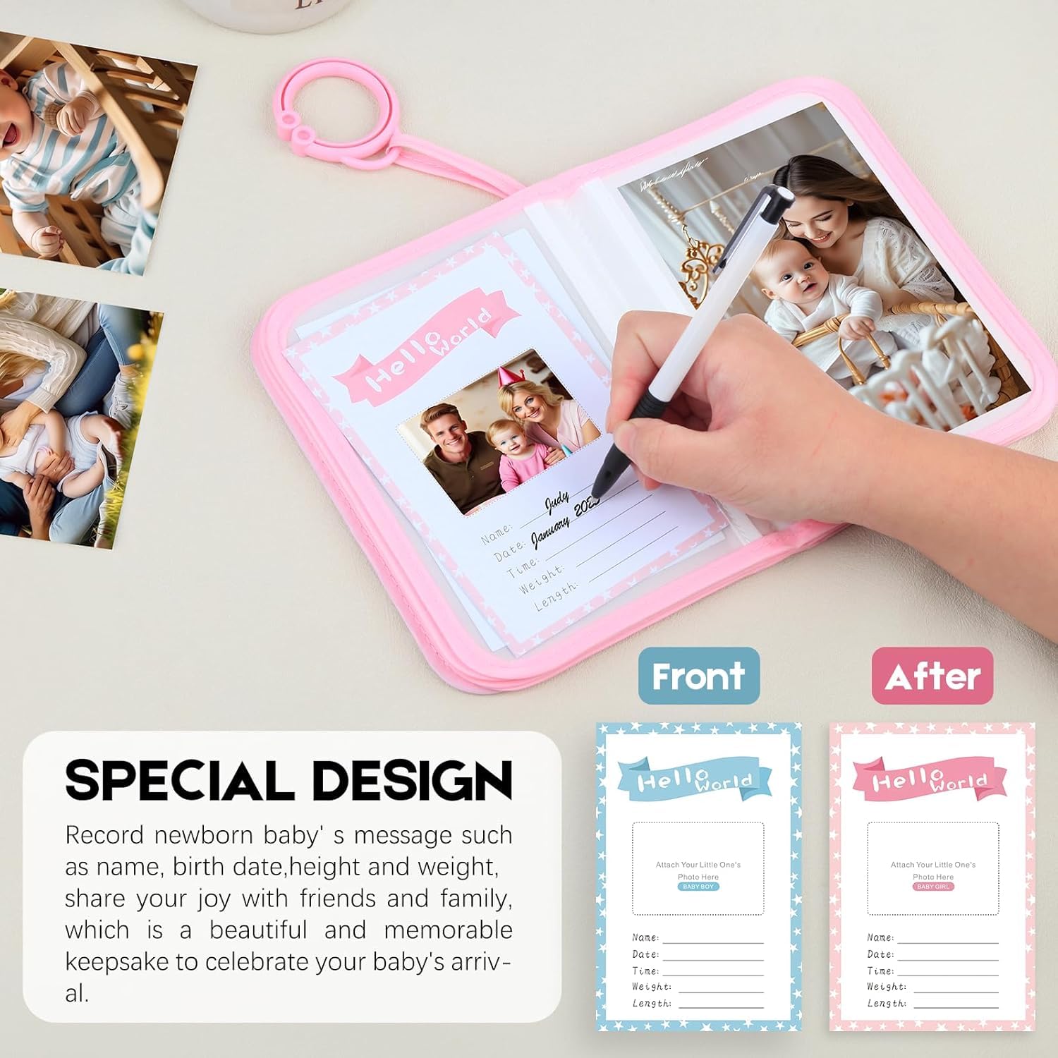 Xfveiwoo safety mirror on last page—baby-safe reflection for curious moments.