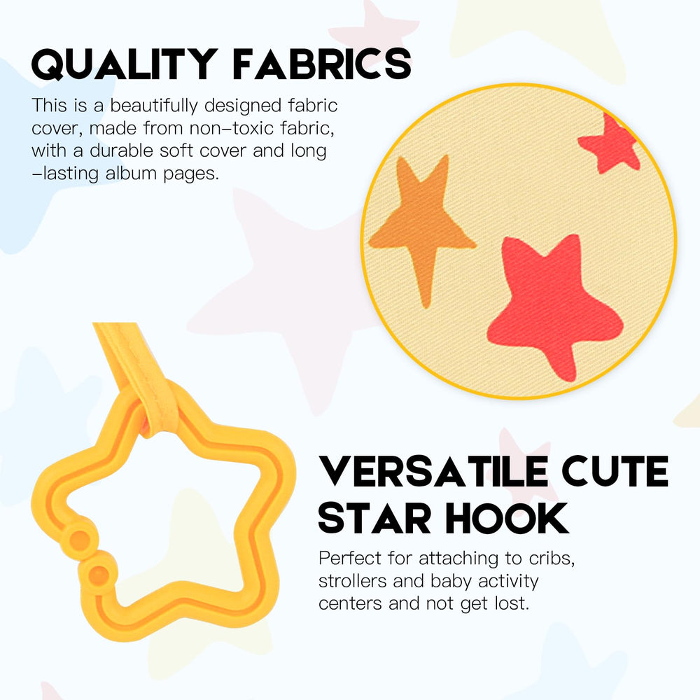 Xfveiwoo star hook attaches to cot or pram for on the go display