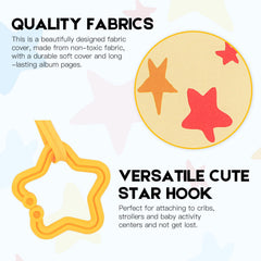 Xfveiwoo star hook attaches to cot or pram for on the go display