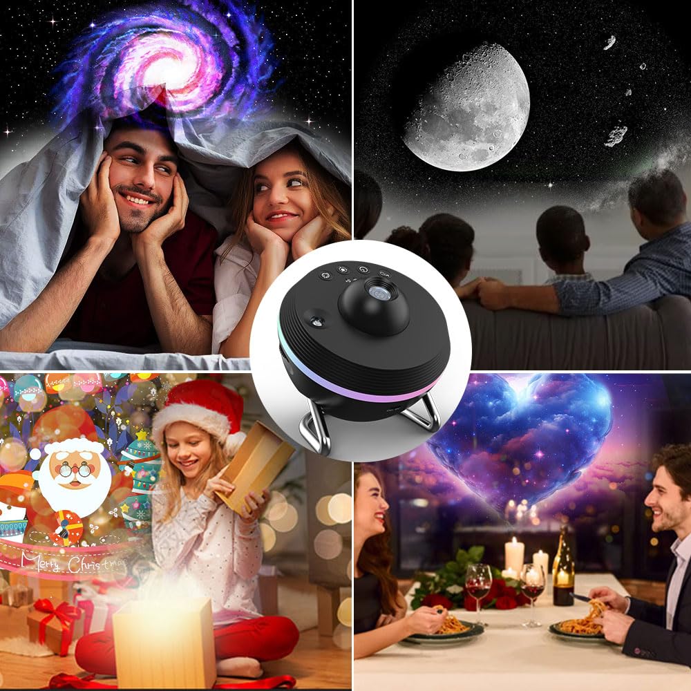 XFWOJOO Galaxy Projector ultra quiet operation for silent nights.