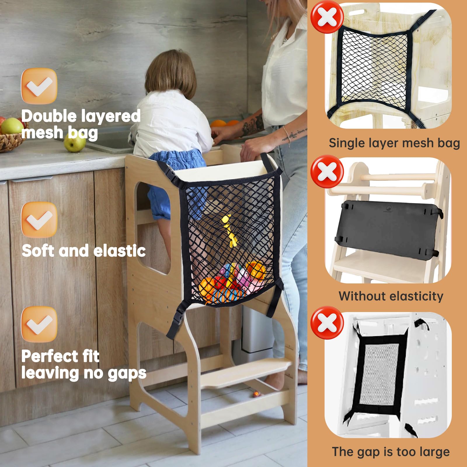 XGKHOM storage pocket keeps toys and snacks neatly organized on the net