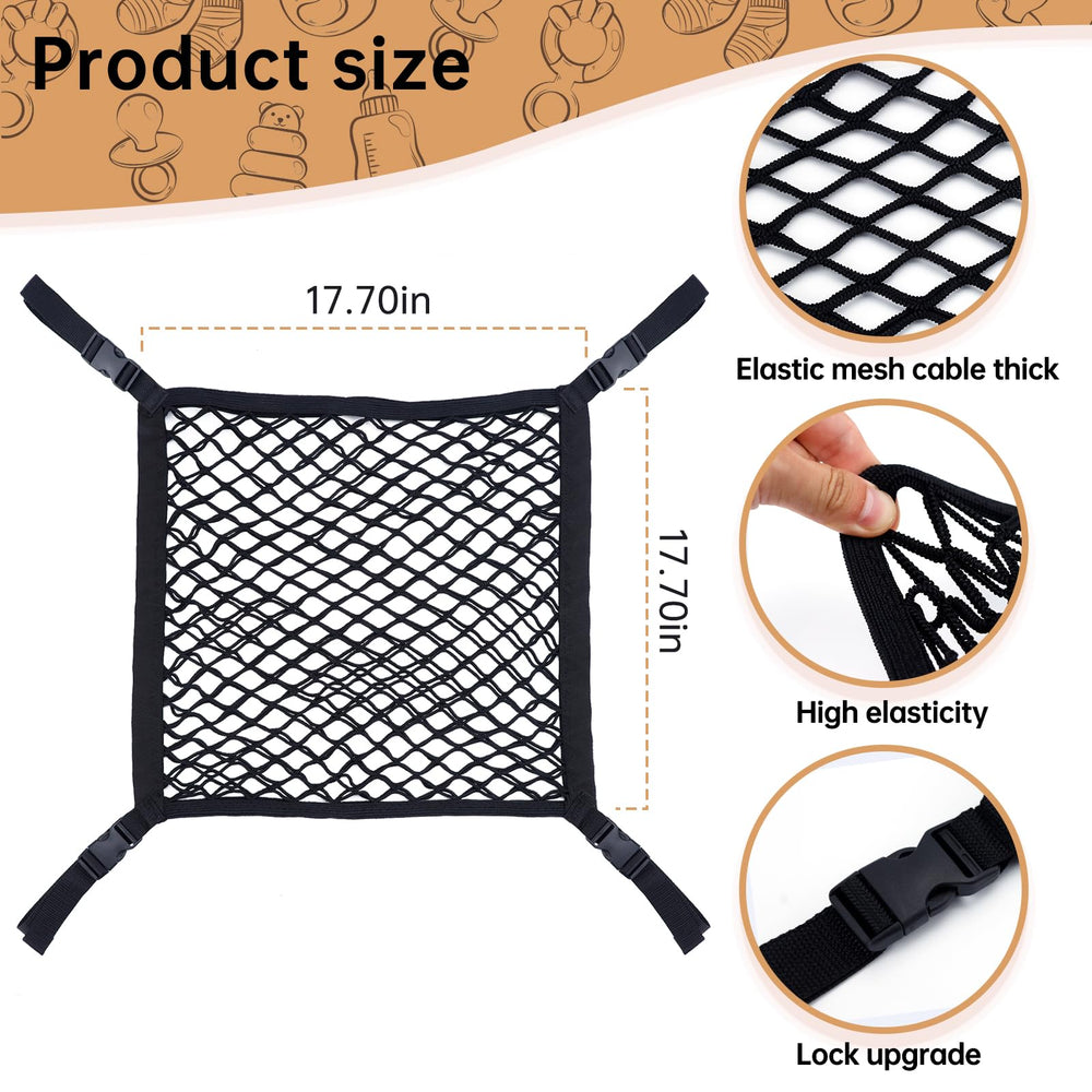 XGKHOM safety net with upgraded locking buckles keeps active climbers safer