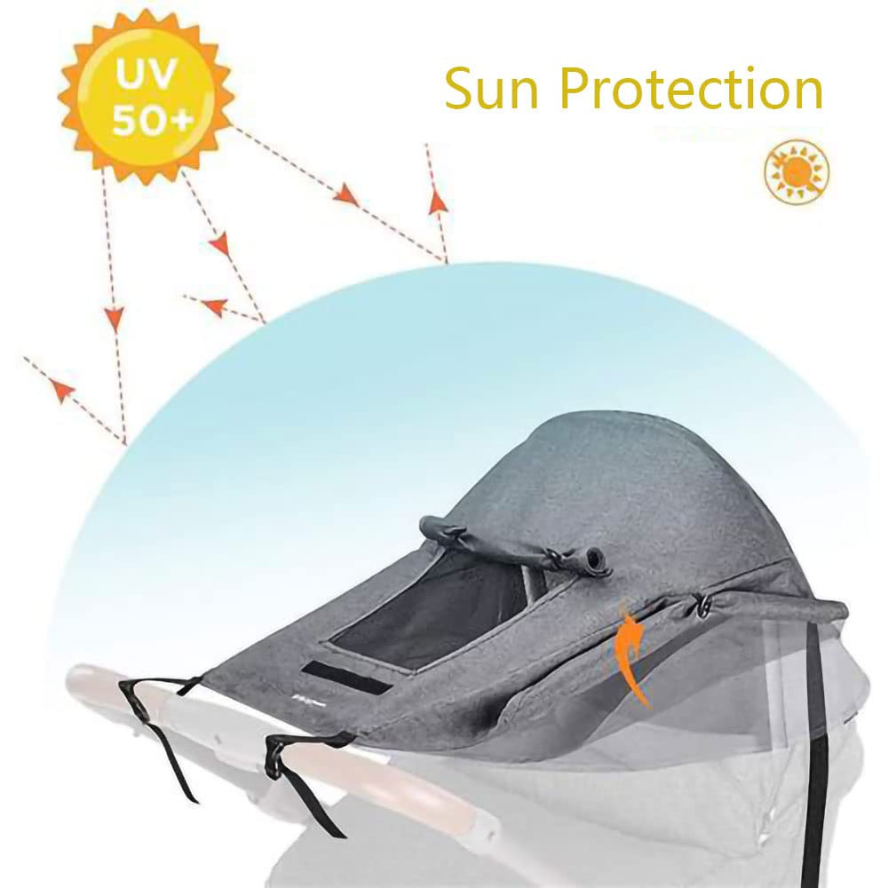 XGOPTS elastic side-band adjusts sun shade position for a custom fit