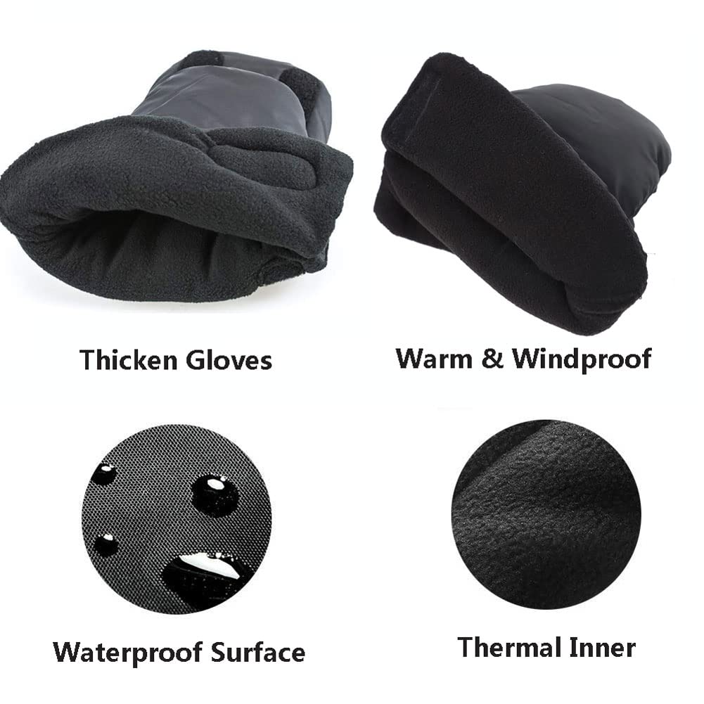 XGOPTS stroller accessory adds winter warmth to cold-day outings.
