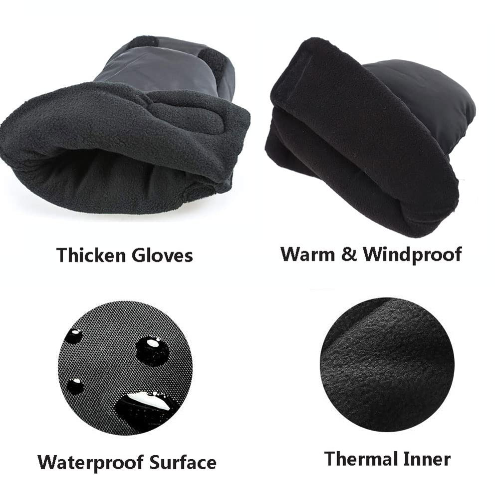 XGOPTS stroller accessory adds winter warmth to cold-day outings.