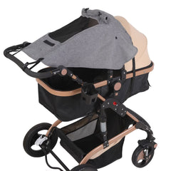 XGOPTS universal-fit stroller shade with adjustable straps fits most models securely