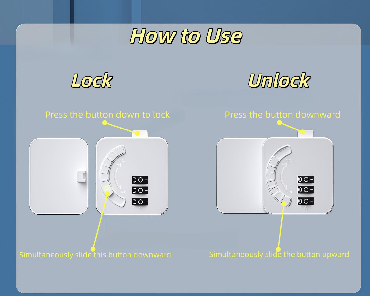 XHTTFDC adhesive-backed installation simplifies setup on cabinets or fridges.