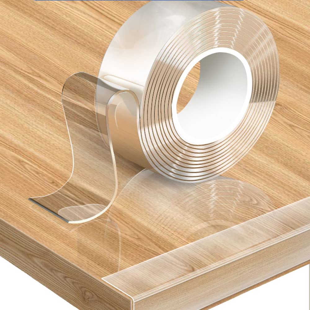 XHWUDI baby edge protector transparent strip on a table edge for invisible safety