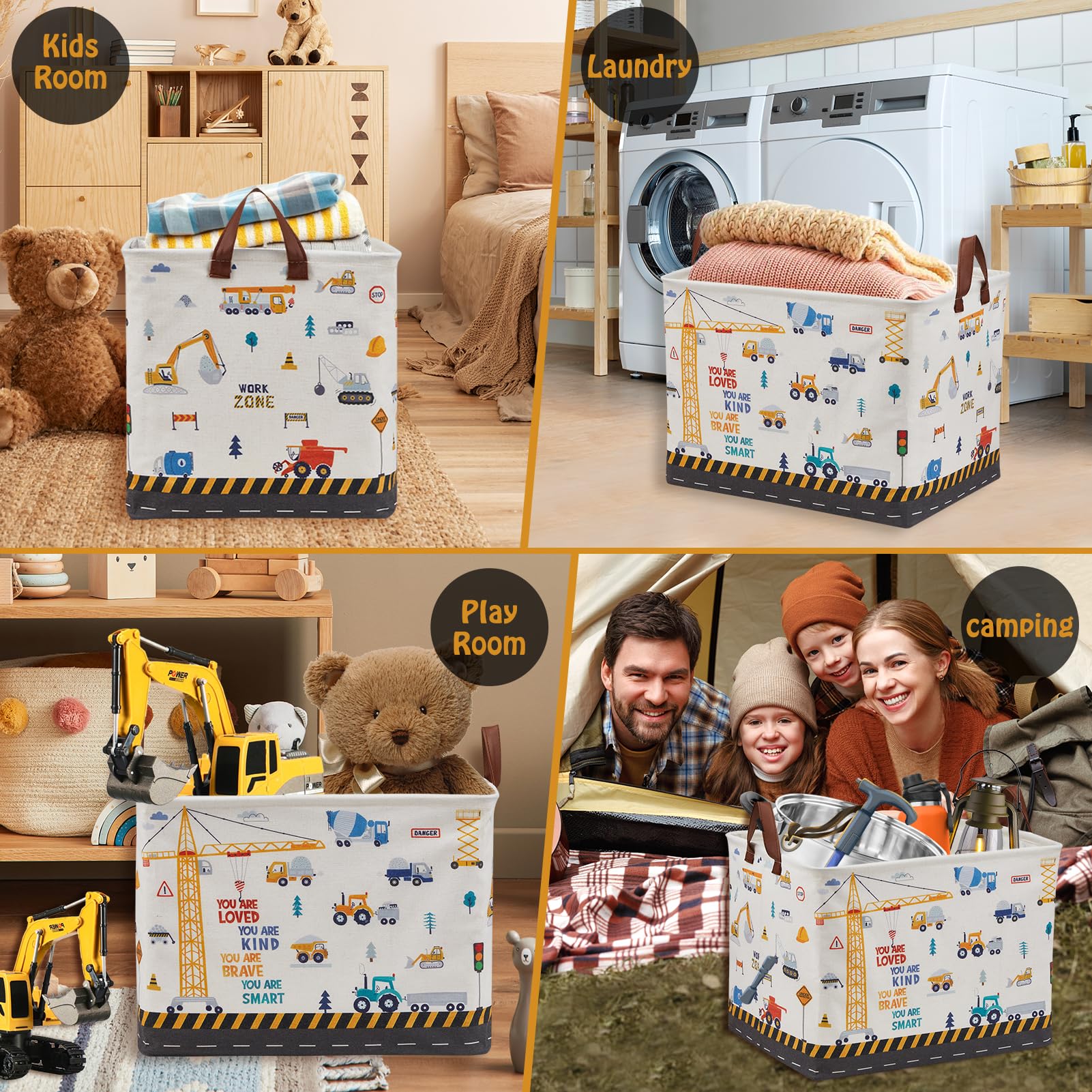 XHWZOF baby gift basket used as toy and clothing organizer.