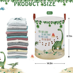 XHWZOF Dinosaur Basket folded for compact storage