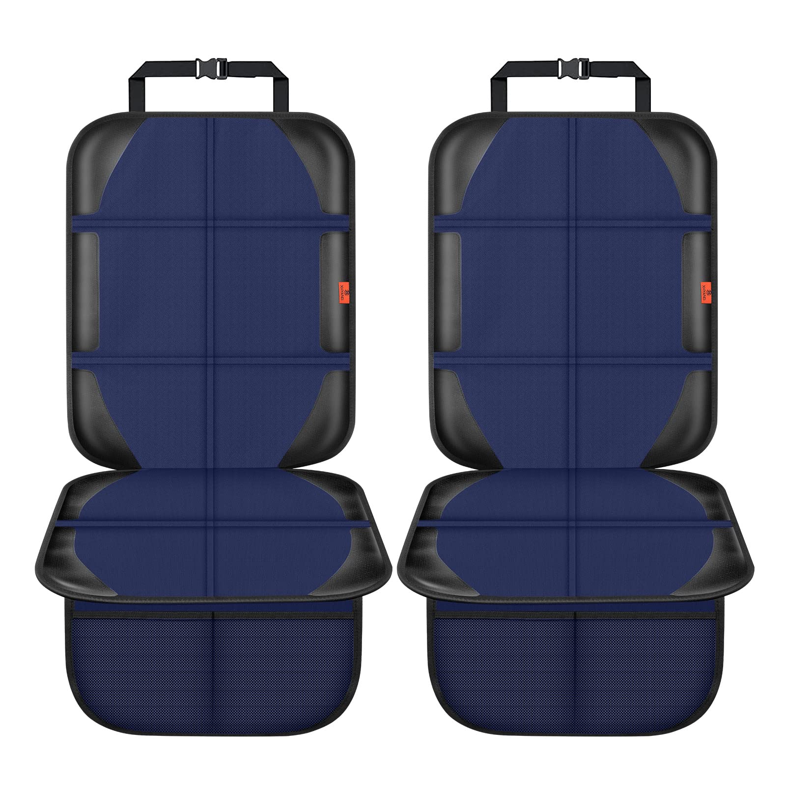 XHYANG blue protector shows anti-slip top and bottom to prevent shifting.
