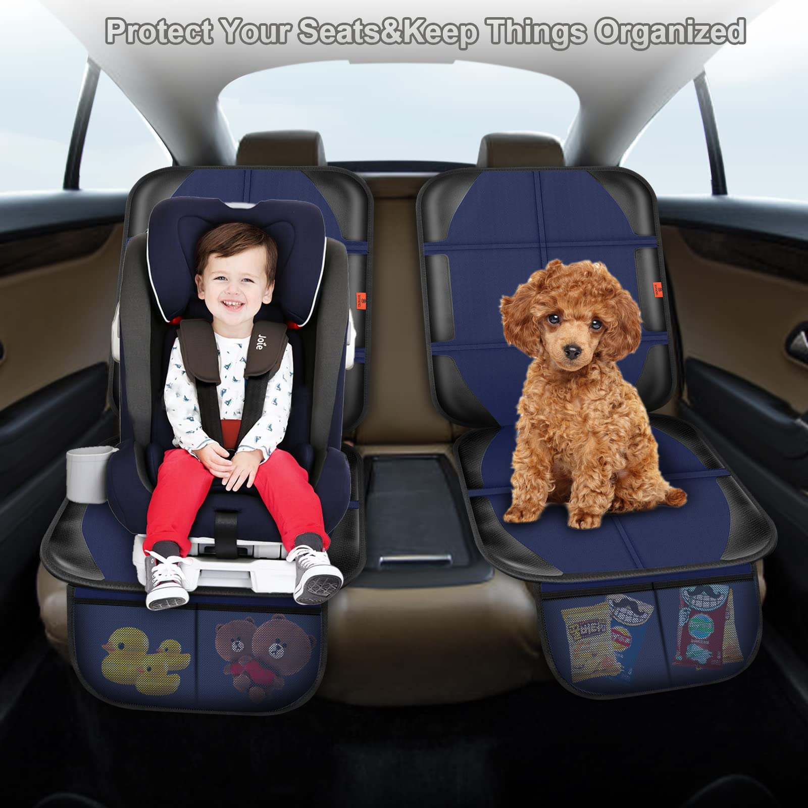 XHYANG blue 600D fabric is durable and waterproof against messes.