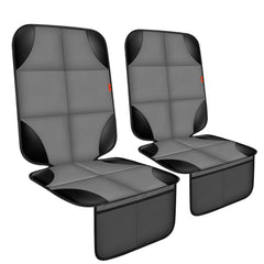 XHYANG car seat protector gray with non-slip backing protects upholstery from spills