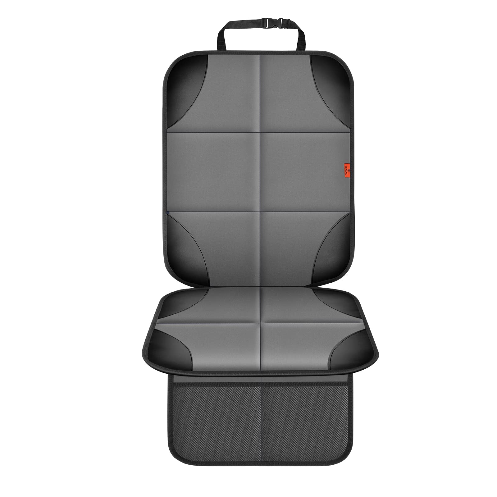 XHYANG car seat protector with mesh pockets for quick-access storage.