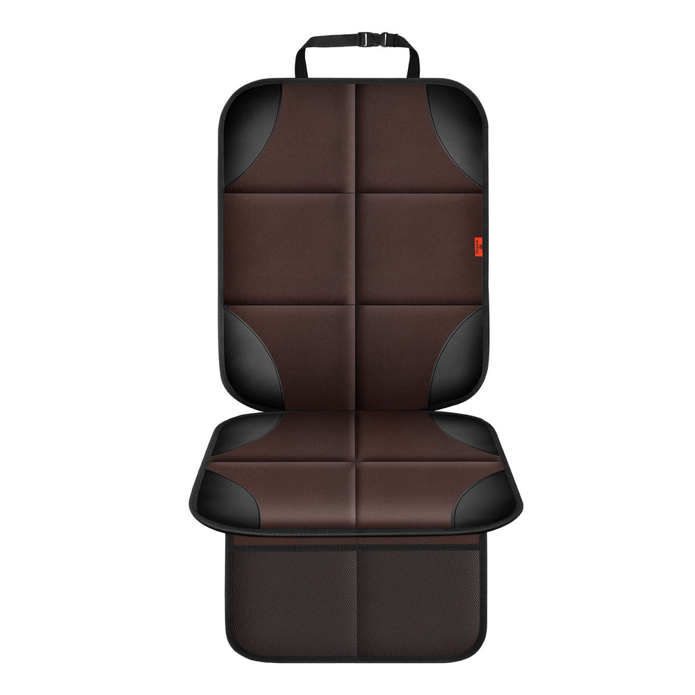 XHYANG car seat protector padding closeup showing foam cushion and texture