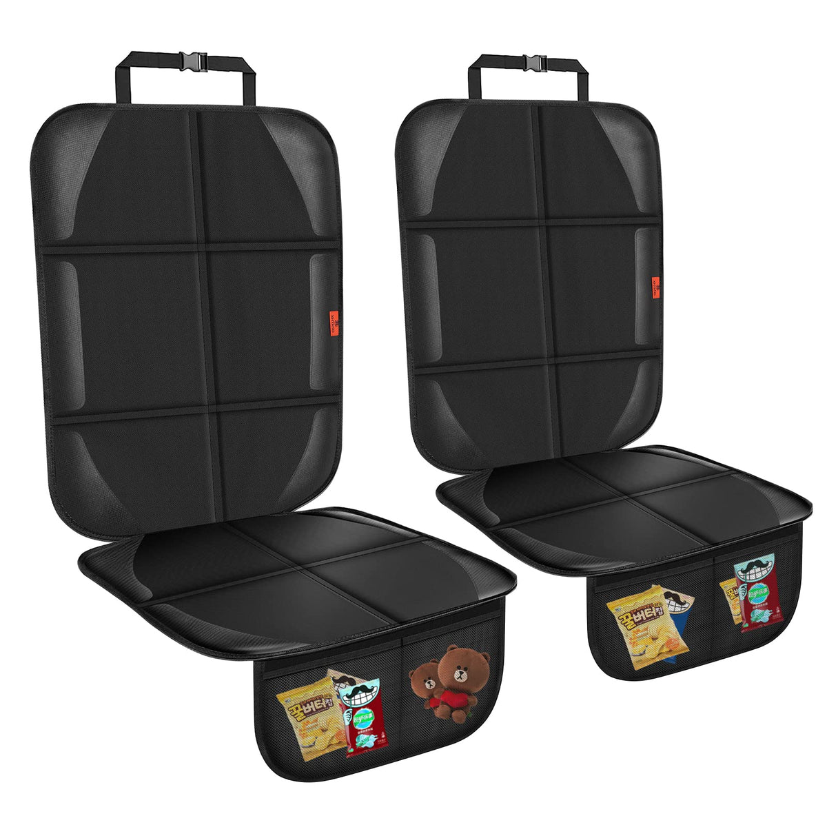 XHYANG car seat protector top view protects upholstery from spills and wear