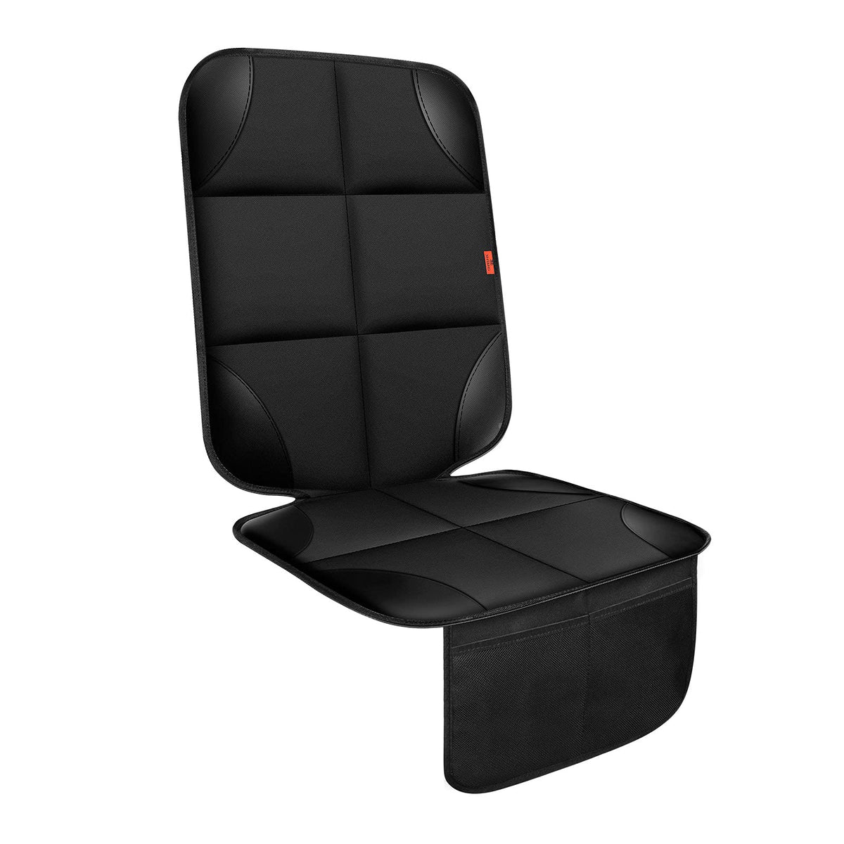 XHYANG car seat protector top view shows full coverage for clean upholstery protection