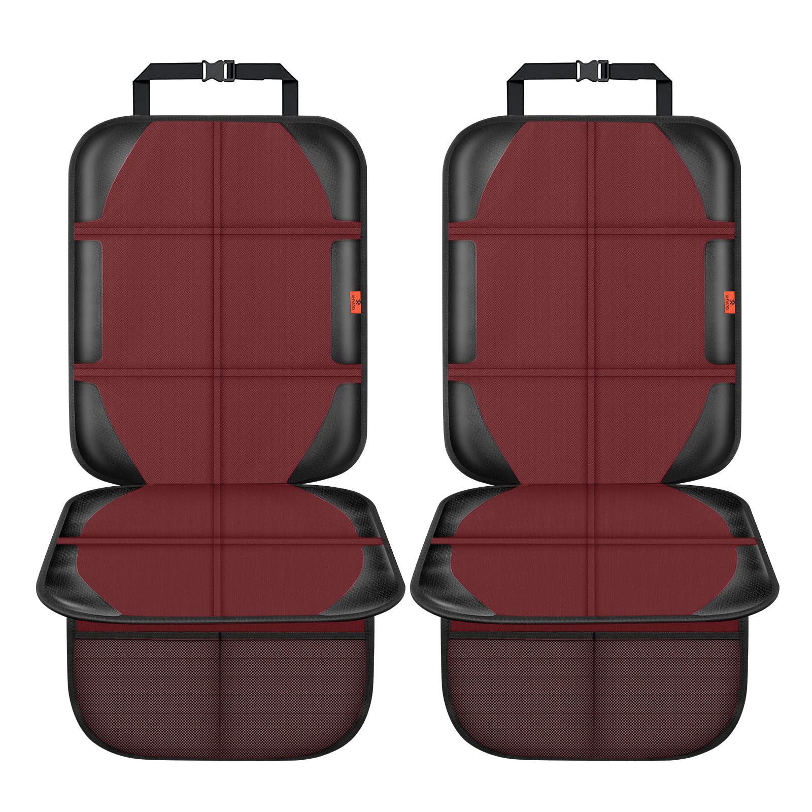 XHYANG car seat protector two-pack box highlights convenient replacement and value