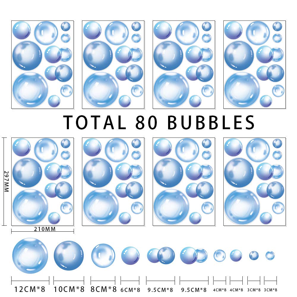 XIAOMAN bubble stickers close up for party decoration with rainbow radiance