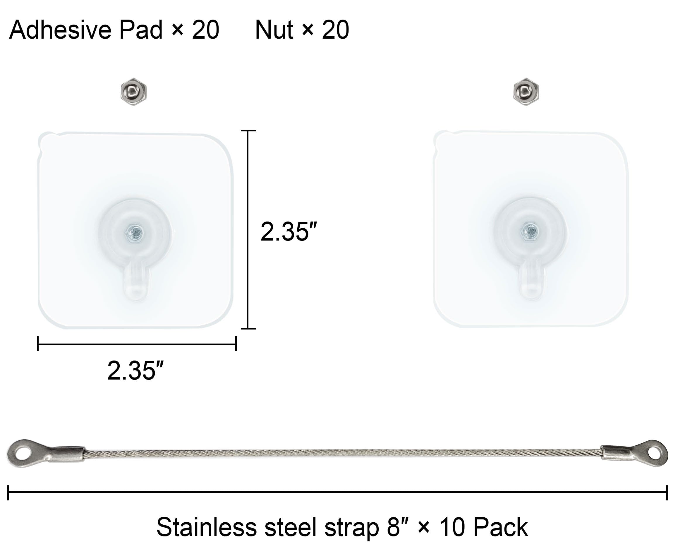 Xicveiuz 8-inch anchor pack showing versatile use.