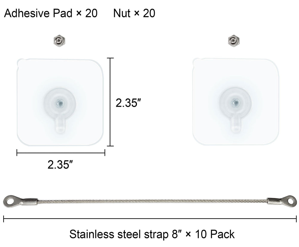 Xicveiuz 8-inch anchor pack showing versatile use.