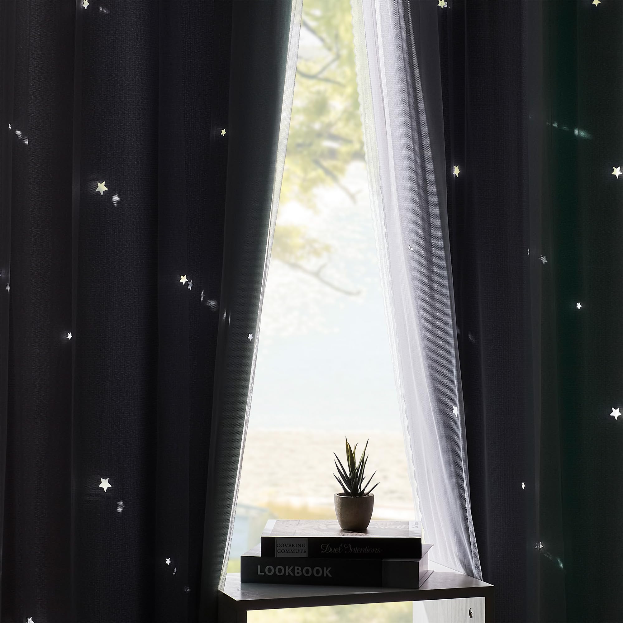 XiDi Rainbow Blackout Curtains are machine washable and easy to maintain.
