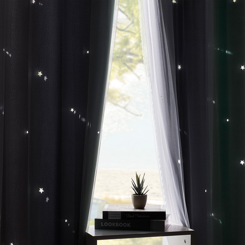 XiDi Rainbow Blackout Curtains are machine washable and easy to maintain.