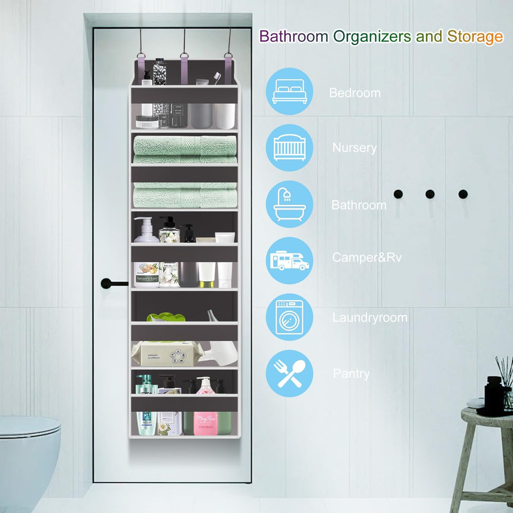 XiflLife organizer on a nursery door in a bedroom setup