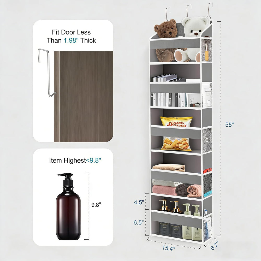 XiflLife organizer side pockets with mesh storage for toys and towels