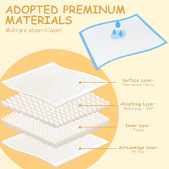 XIGGA 25-pcs disposable urine pads pack ideal for daily infant care