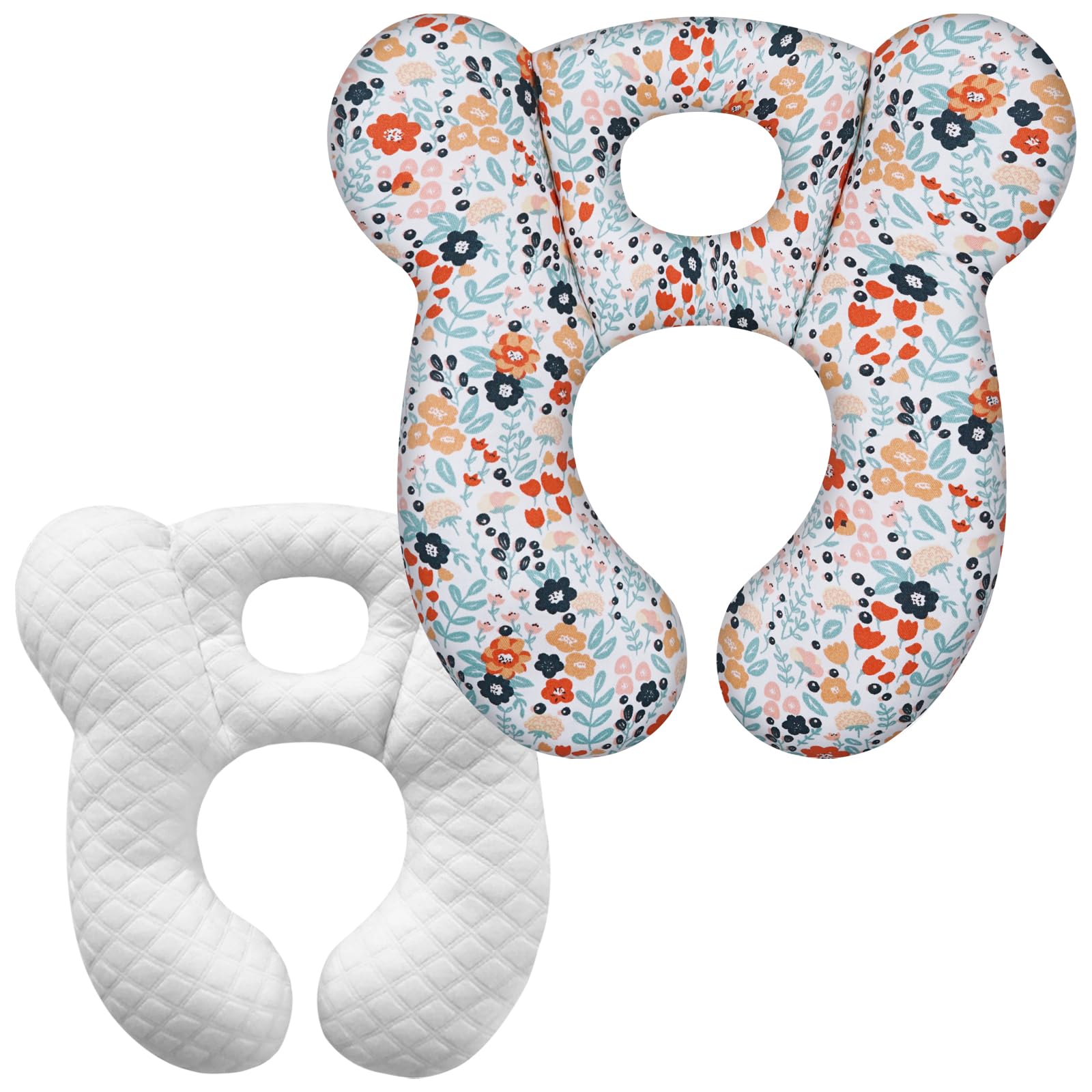 XIGGA baby travel pillow soft U-shape provides gentle neck support on the go