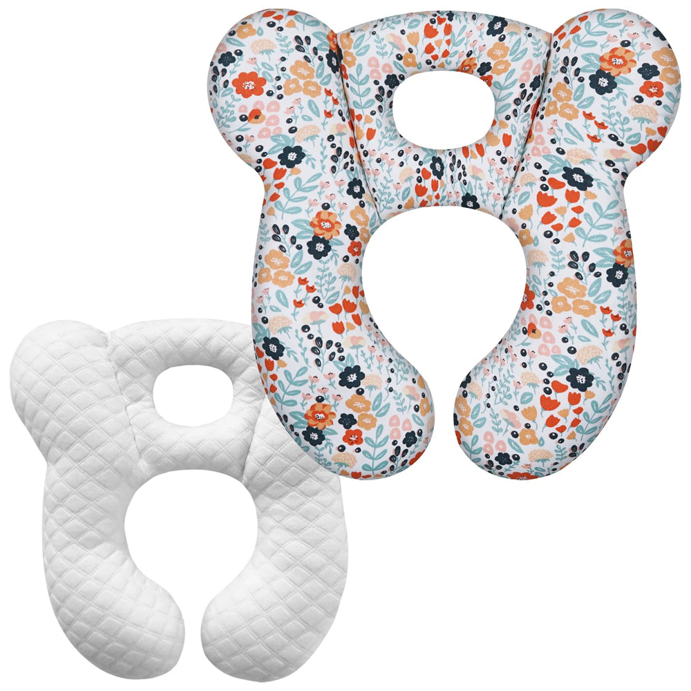 XIGGA baby travel pillow soft U-shape provides gentle neck support on the go