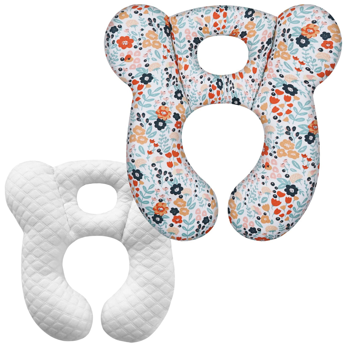 XIGGA baby travel pillow soft U-shape provides gentle neck support on the go