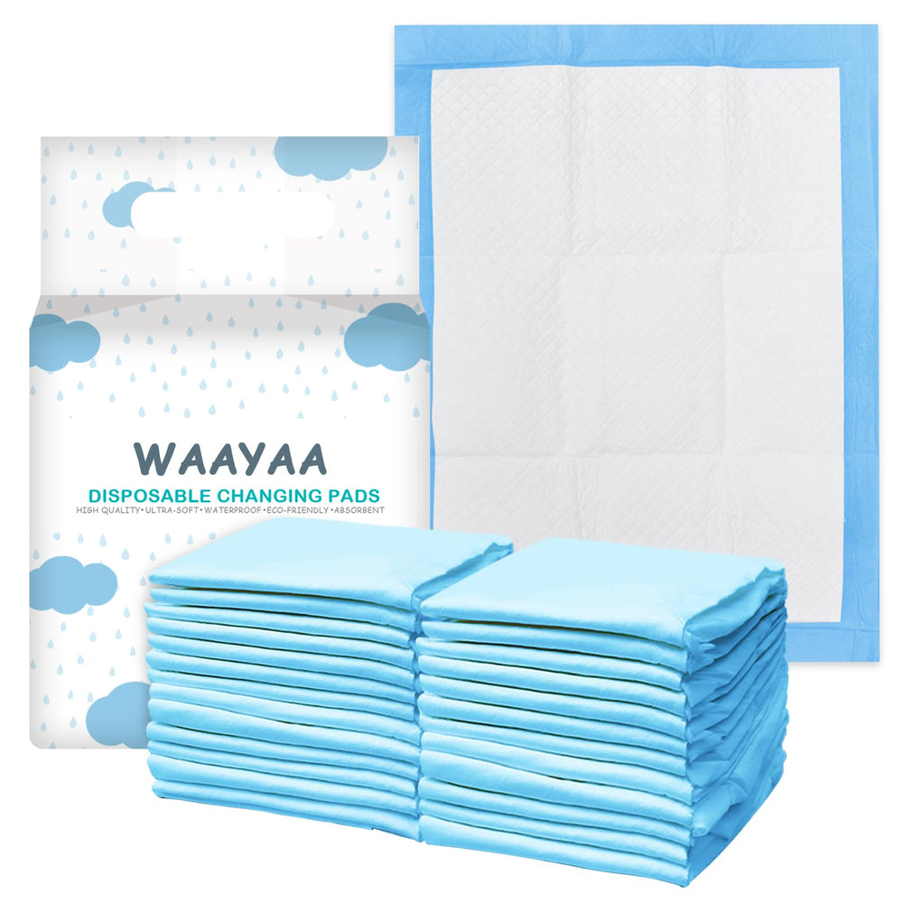 XIGGA disposable diaper pad with quick water lock for mess-free changes