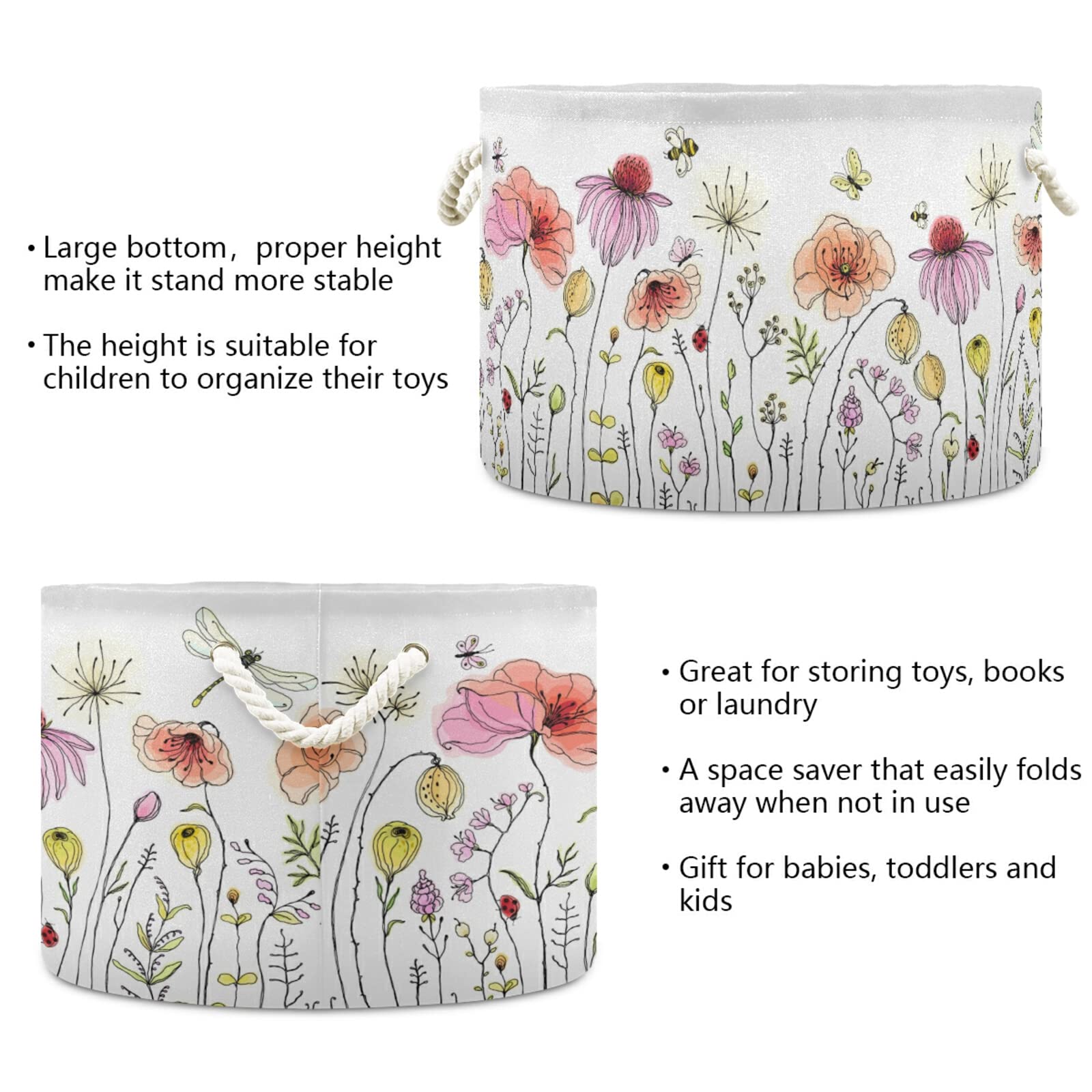 Xigua laundry basket with waterproof lining protects clothes and simplifies sorting