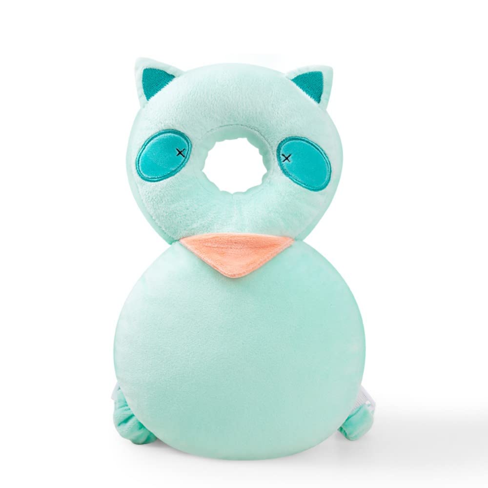 XIGUI baby head protector in soft cotton fabric provides gentle cushioning for crawlers.