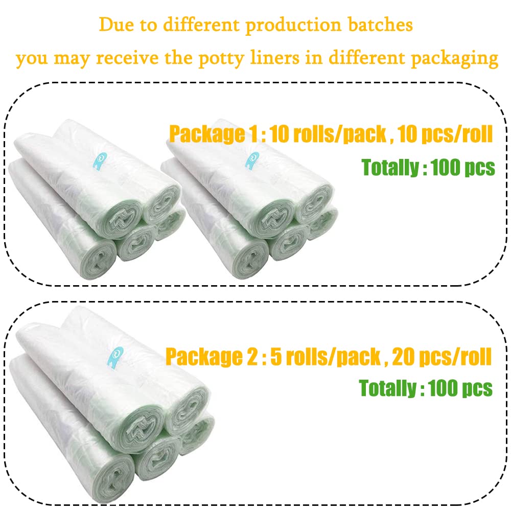Xilanhhaa potty liners sanitary-use feature illustrates no direct toilet seat contact.