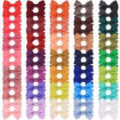 XIMA 70-piece hair bows packaging in assorted colors for babies