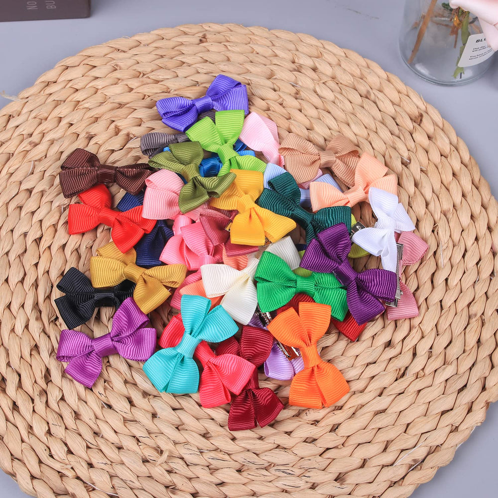XIMA alligator-clip bows secure hairstyles for babies