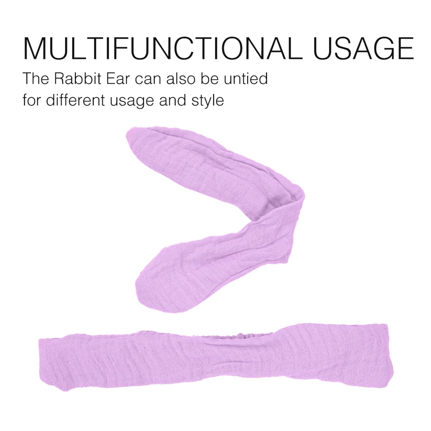 XIMA yellow pastel rabbit ears headband for cheerful outfits