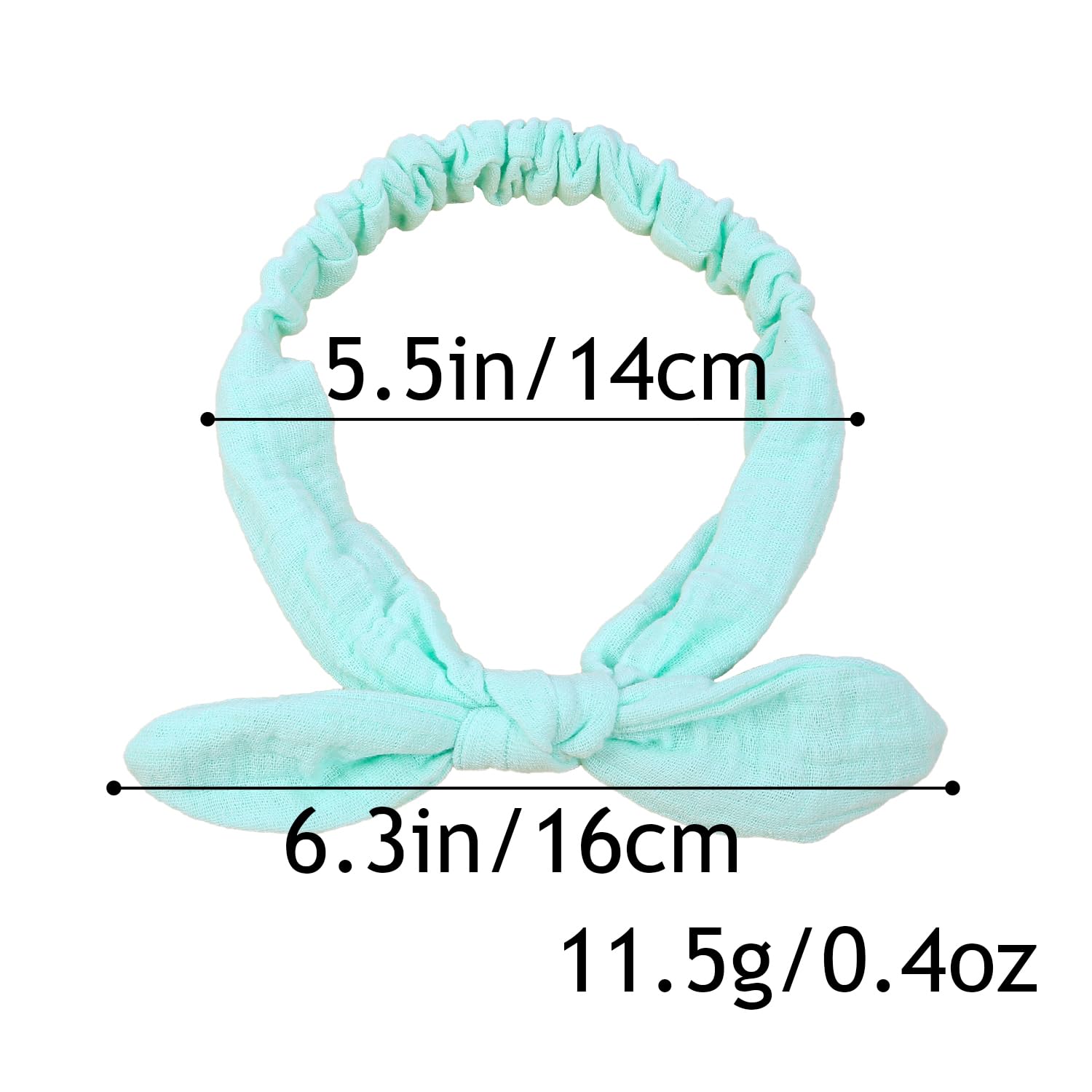 XIMA rabbit-ears headband with removable bows for DIY styling