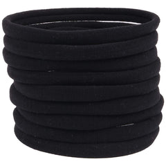 XIMA black DIY headbands close-up shows soft nylon texture for newborn comfort