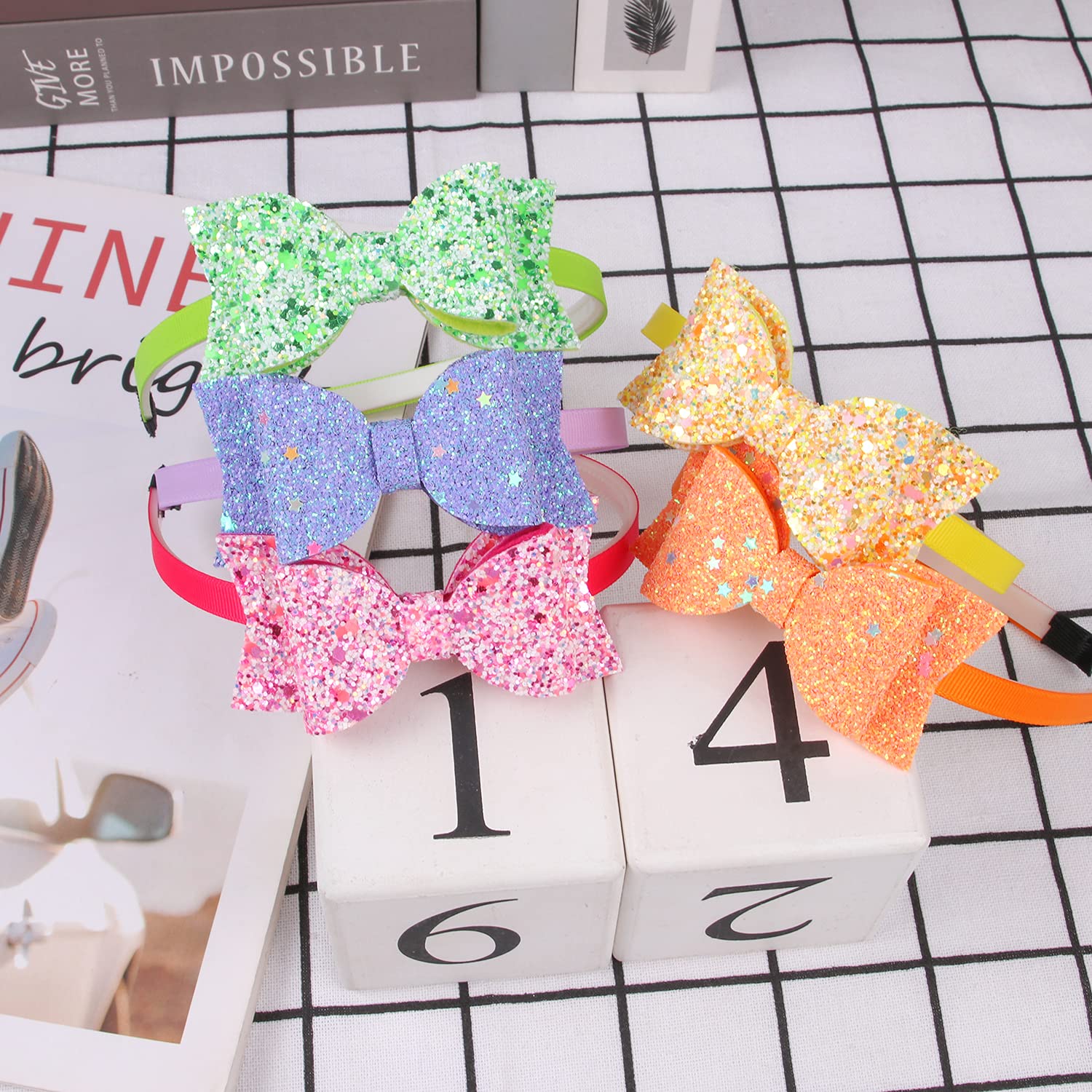 XIMA Bows Headbands color variety pack showcases candy hues for playful outfits.