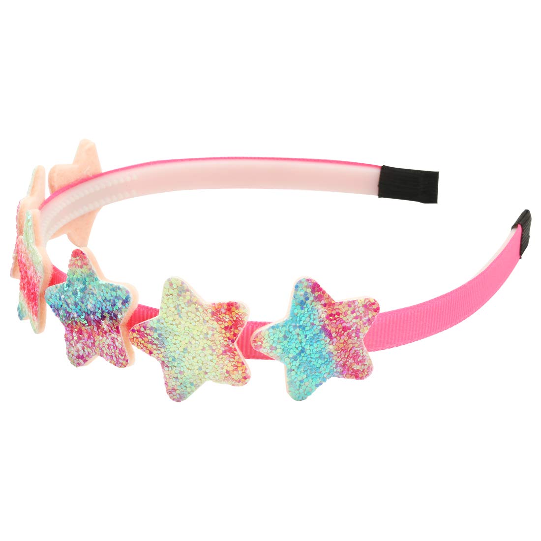 XIMA Glitter Star headbands front view highlights star accents and shine