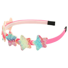 XIMA Glitter Star headbands front view highlights star accents and shine