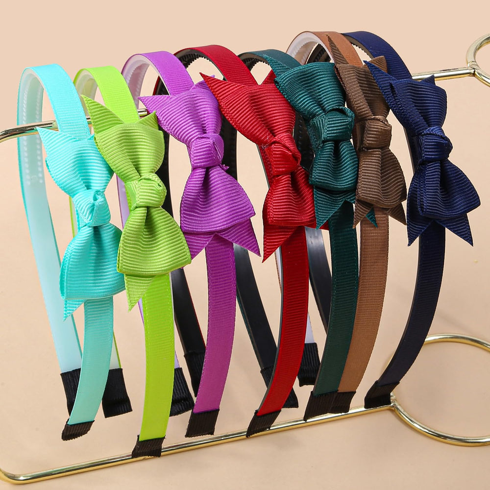 XIMA mini hair bows colorful ribbon embellishments for daily outfits.