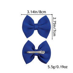 XIMA Puff fabric bows feature a lightweight design for all-day wear without weighing down hair.